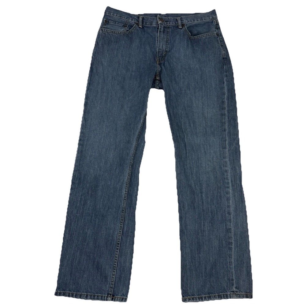 Levi's 559 Relaxed Straight Fit Jeans Mens 34x32 Medium Wash Blue Denim